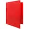 JAM Paper Heavy Duty Plastic 2-Pocket Folders, 6ct.